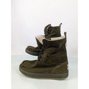 IPATH Skateboard Skate Shoes Boots Green Shearling‎ Size US 16 Rare